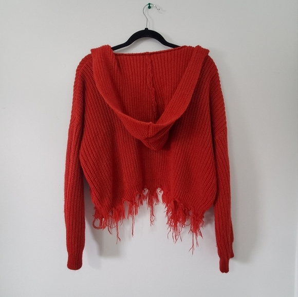 Knit Zip Up Hoodie - Picture 2 of 7